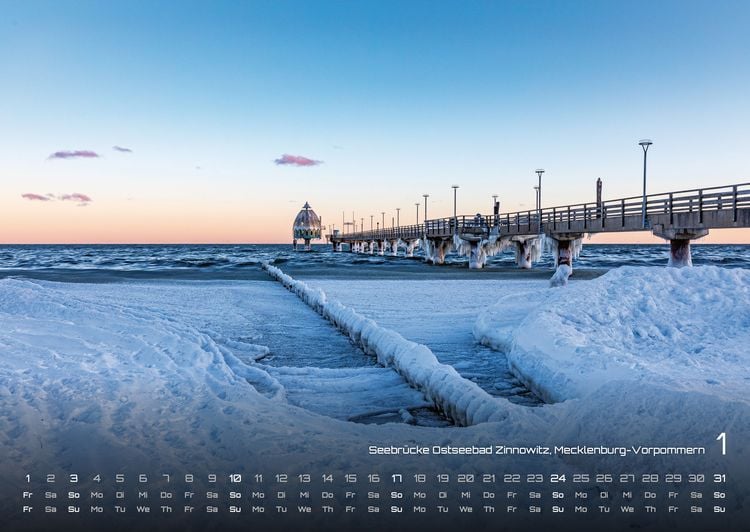 Produktbild: Deutschland - eine Reise zu bezaubernden Landschaften und Sehensw&uuml;rdigkeiten - 2027 - Kalender DIN A2