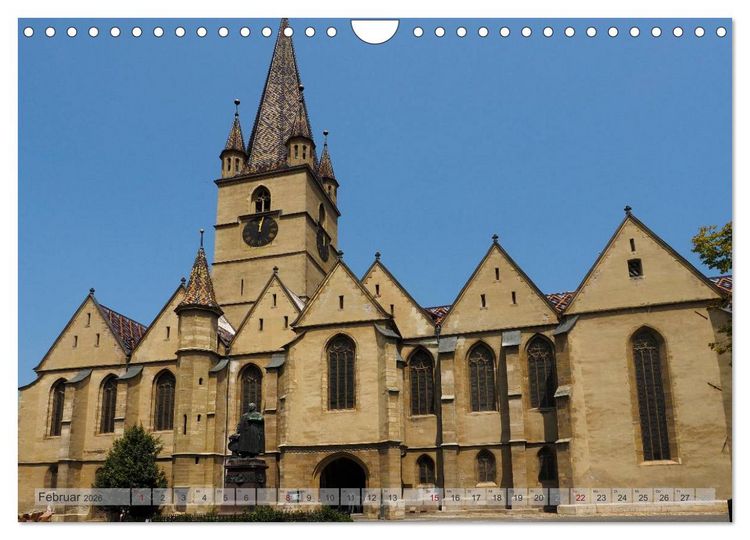 Produktbild: Unterwegs in und um Hermannstadt (Wandkalender 2026 DIN A4 quer), CALVENDO Monatskalender