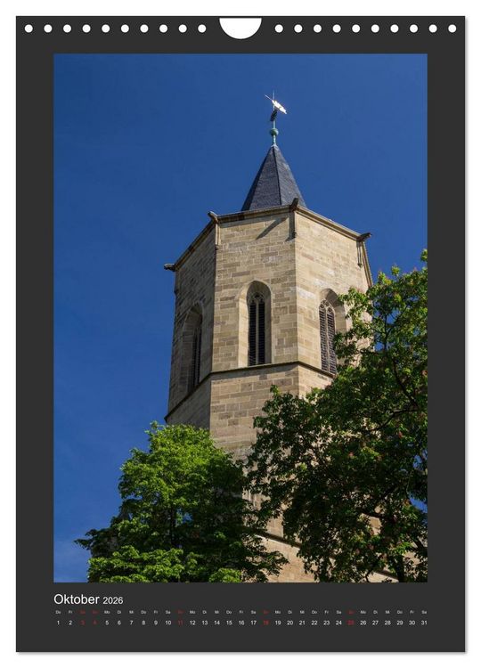 Produktbild: Waiblingen - Spaziergang durch die Altstadt (Wandkalender 2026 DIN A4 hoch), CALVENDO Monatskalender