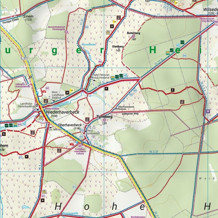 Produktbild: freytag & berndt Wanderkarte WKD 2579 Wilseder Berg, L&uuml;neburger Heide 1:25.000