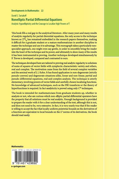 Produktbild: Nonelliptic Partial Differential Equations