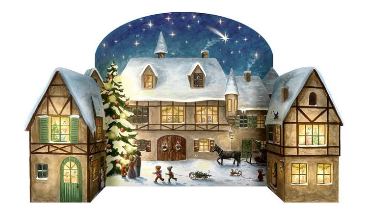 Produktbild: Adventskalender "Weihnachtsabend im Dorf"