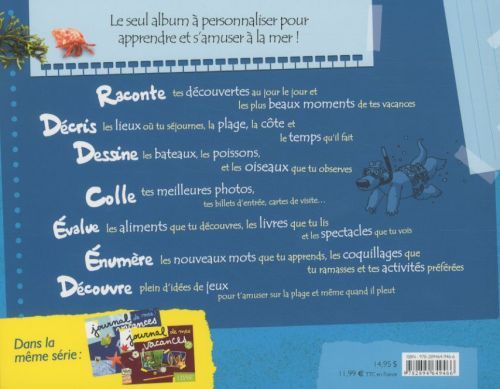 Produktbild: Journal de mes vacances &agrave; la mer