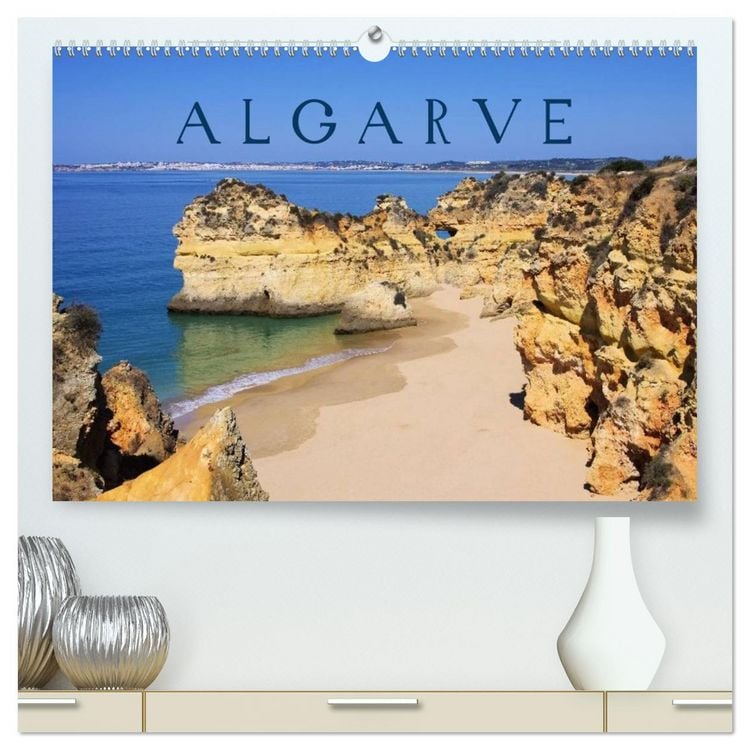 Produktbild: Algarve (hochwertiger Premium Wandkalender 2026 DIN A2 quer), Kunstdruck in Hochglanz