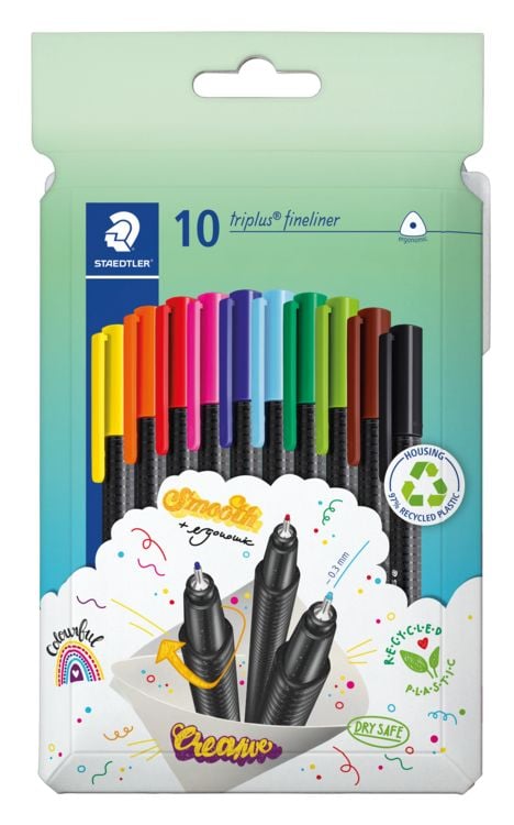 Produktbild: STAEDTLER triplus fineliner 334 Fineliner, 10er Set, 334 C10
