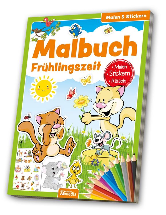 Produktbild: Malbuch Fr&uuml;hlingszeit