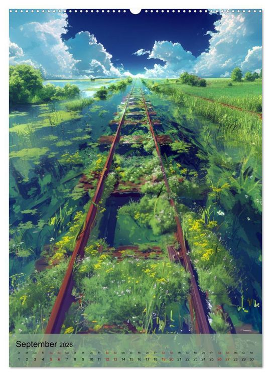Produktbild: Immer wieder Anime (Wandkalender 2026 DIN A2 hoch), CALVENDO Monatskalender