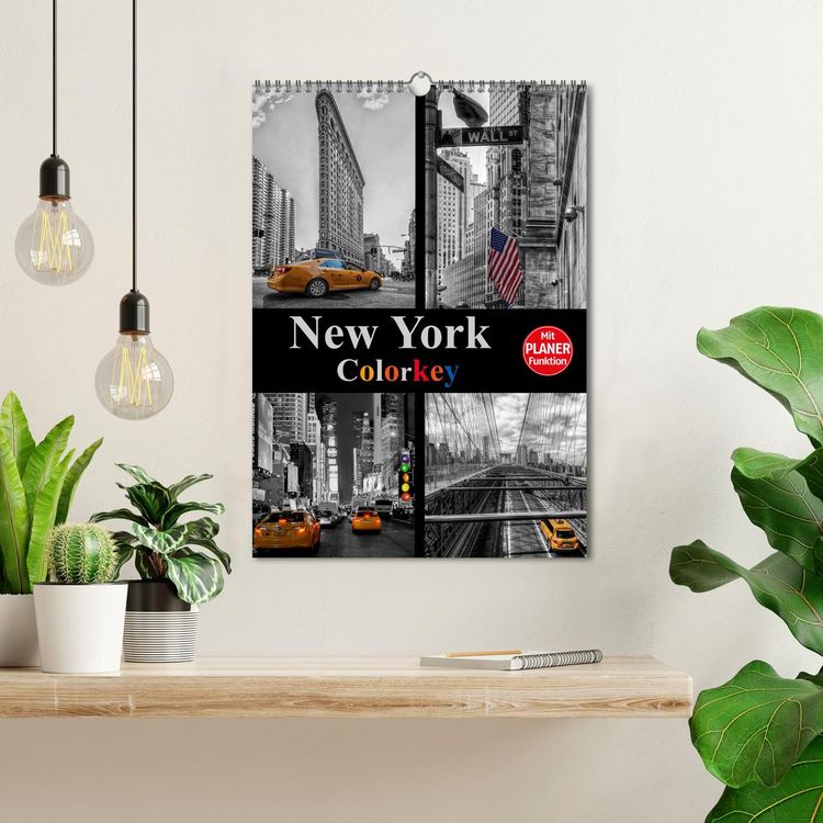 Produktbild: New York Colorkey (Wandkalender 2026 DIN A3 hoch), CALVENDO Monatskalender