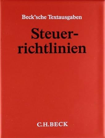 Produktbild: Steuerrichtlinien (ohne Fortsetzungsnotierung). Inkl. 199. Erg&auml;nzungslieferung