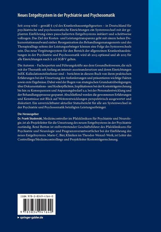 Produktbild: Neues Entgeltsystem in der Psychiatrie und Psychosomatik