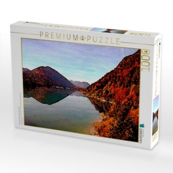Produktbild: CALVENDO Puzzle Sylvensteinstausee im Isarwinkel | 1000 Teile Lege-Gr&ouml;&szlig;e 64x48cm Foto-Puzzle f&uuml;r gl&uuml;ckliche Stunden
