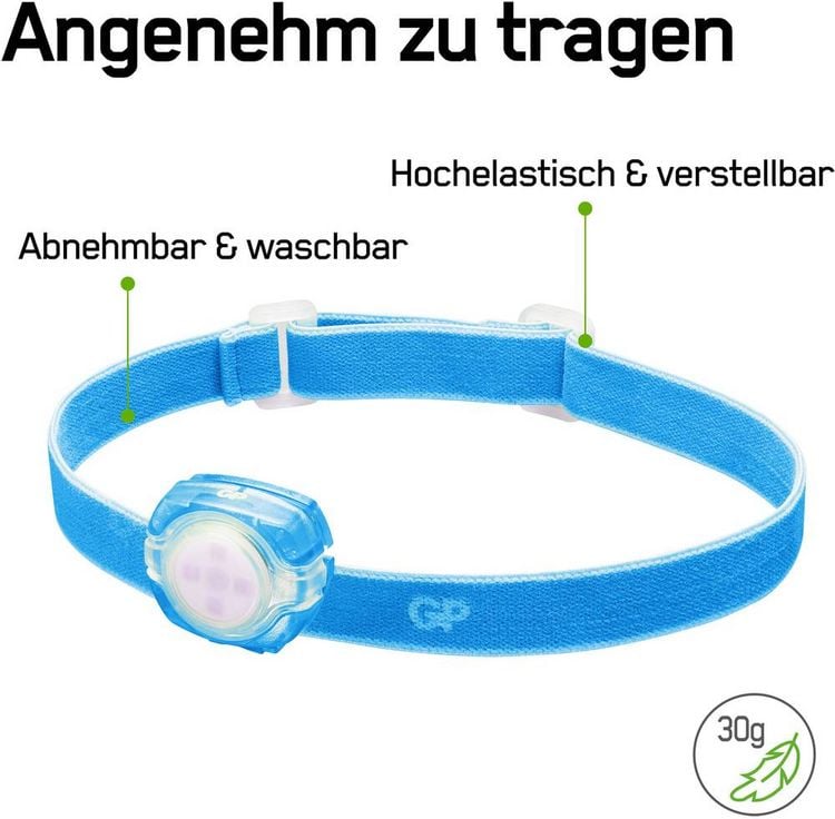 Produktbild: GP Discovery GPDISHLCH31BL447 LED Stirnlampe batteriebetrieben 40 lm 6 h GPDISHLCH31BL447