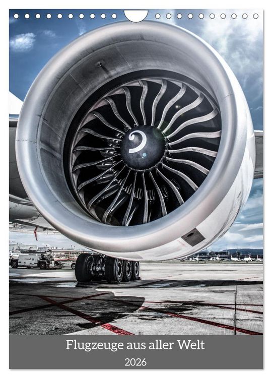 Produktbild: Flugzeuge aus aller Welt (Wandkalender 2026 DIN A4 hoch), CALVENDO Monatskalender