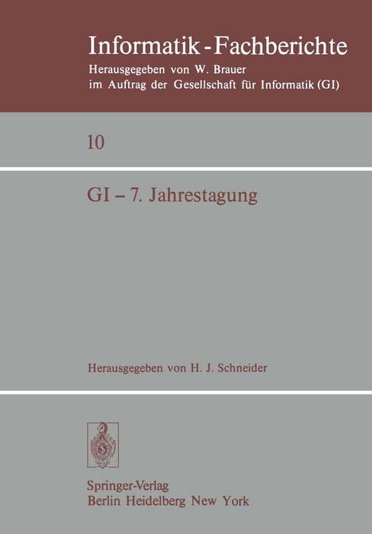 Produktbild: GI &mdash; 7. Jahrestagung