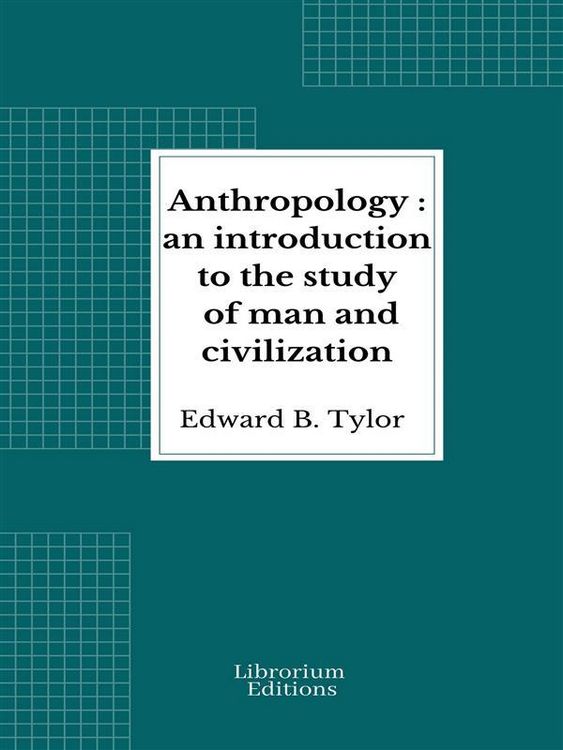 Produktbild: Anthropology: an introduction to the study of man and civilization
