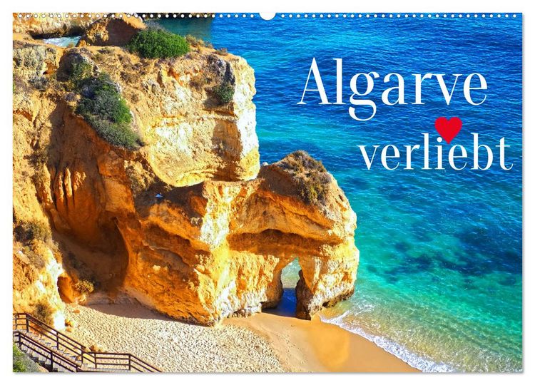 Produktbild: Algarve verliebt (Wandkalender 2026 DIN A2 quer), CALVENDO Monatskalender