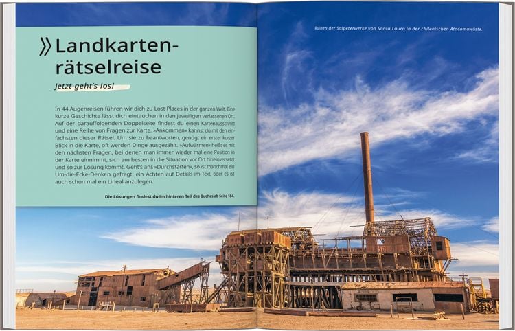 Produktbild: Landkarten-R&auml;tselreise Lost Places weltweit