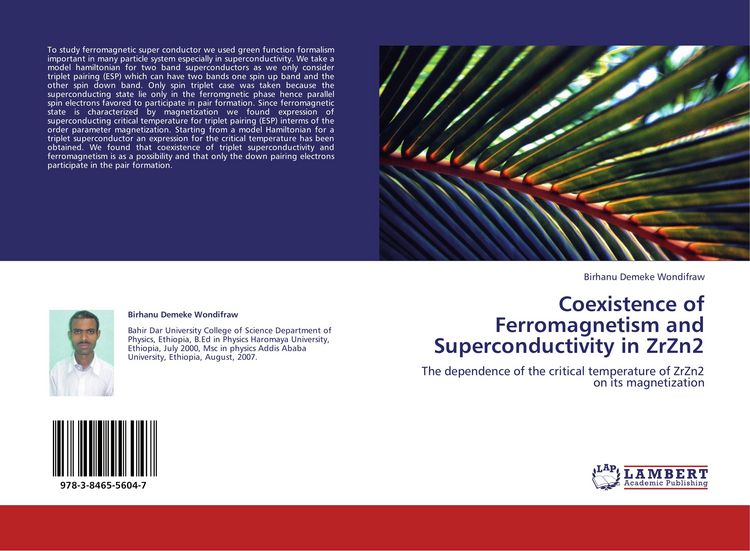 Produktbild: Coexistence of Ferromagnetism and Superconductivity in ZrZn2