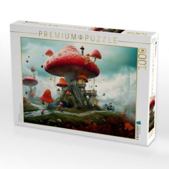 Produktbild: CALVENDO Puzzle Fliegenpilzfest | 1000 Teile Lege-Gr&ouml;&szlig;e 64x48cm Foto-Puzzle f&uuml;r gl&uuml;ckliche Stunden
