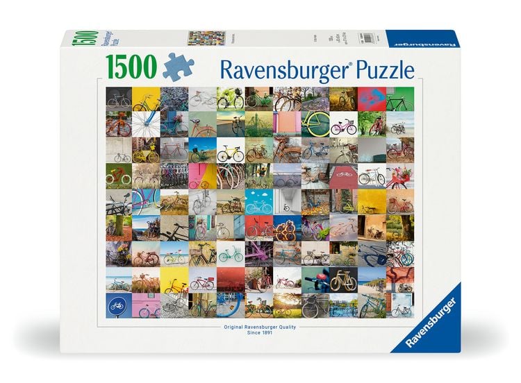 Produktbild: Erwachsenenpuzzle 1500 Teile - 99 Fahrr&auml;der und mehr...