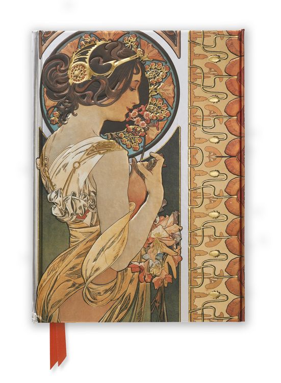 Produktbild: Premium Notizbuch DIN A5: Alphonse Mucha, Primel