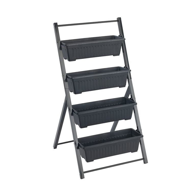 Produktbild: Vertikales Hochbeet, 4 Etagen, f&uuml;r Balkon, Terrasse oder Wintergarten