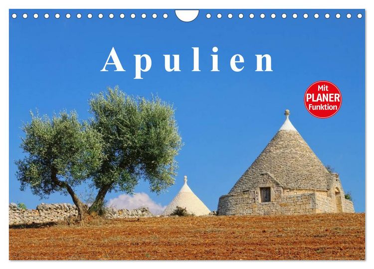 Produktbild: Apulien (Wandkalender 2026 DIN A4 quer), CALVENDO Monatskalender