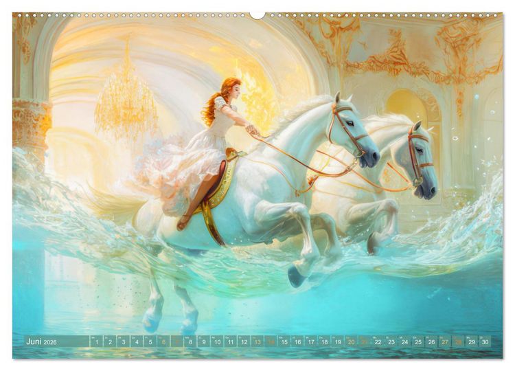 Produktbild: Opulente Unterwasserromanzen (hochwertiger Premium Wandkalender 2026 DIN A2 quer), Kunstdruck in Hochglanz