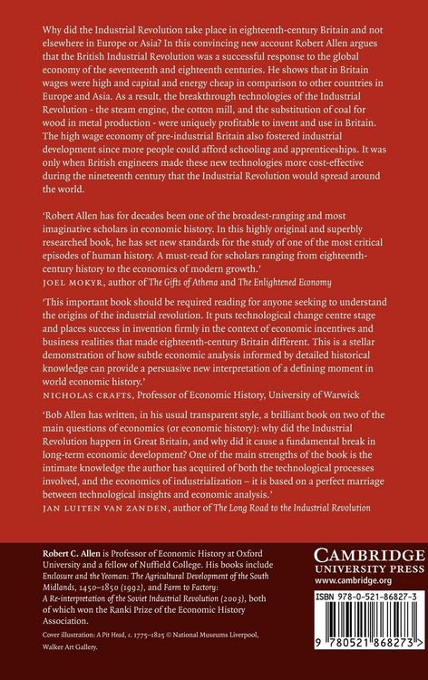 Produktbild: The British Industrial Revolution in Global Perspective