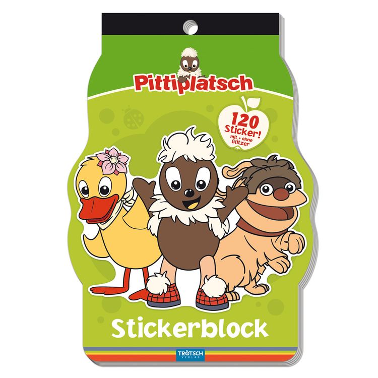 Produktbild: Trötsch Sandmann Stickerblock Pittiplatsch
