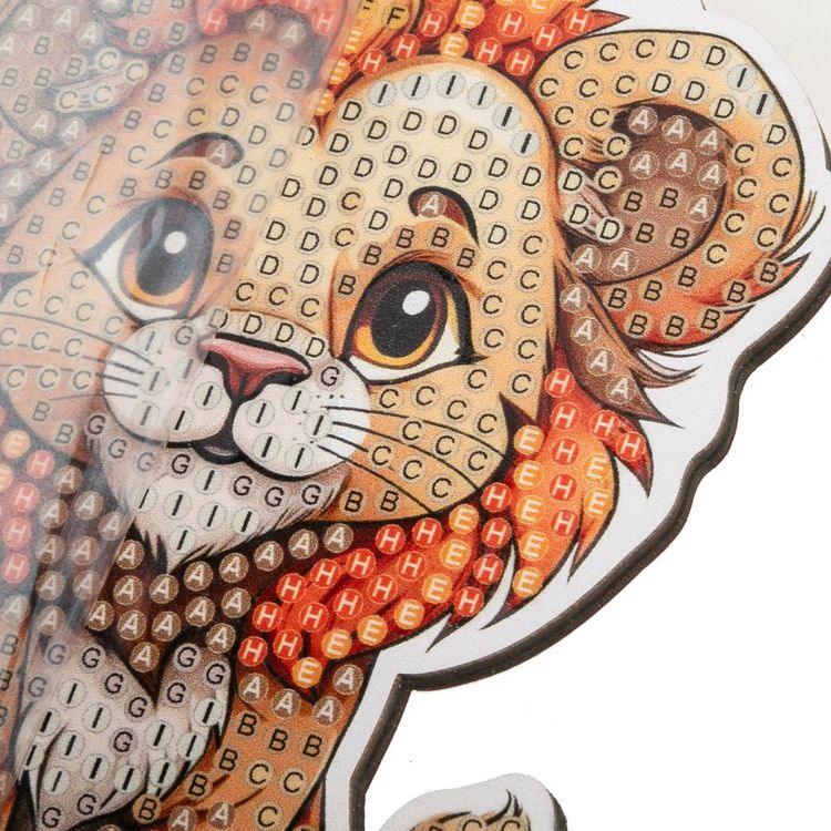 Produktbild: Craft Buddy CAFGR-31GEN040 - Crystal Art Wildlife Buddies, Safari, Lion, Serie 5, Diamond Painting