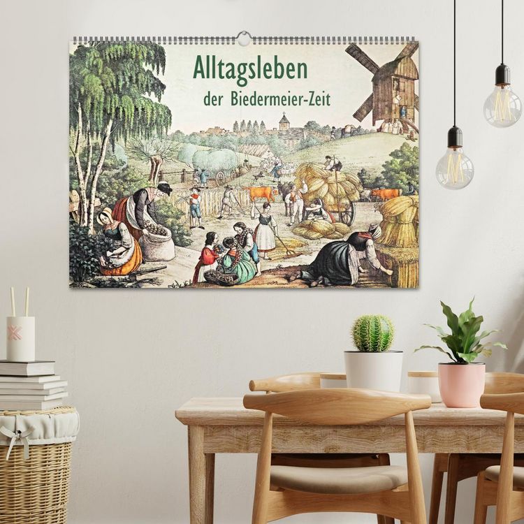 Produktbild: Alltagsleben der Biedermeier-Zeit (Wandkalender 2026 DIN A2 quer), CALVENDO Monatskalender