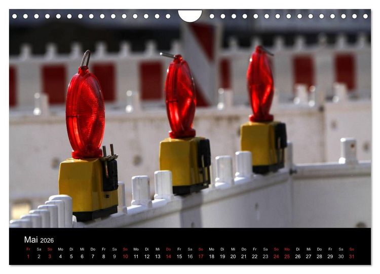 Produktbild: Baustellen (Wandkalender 2026 DIN A4 quer), CALVENDO Monatskalender