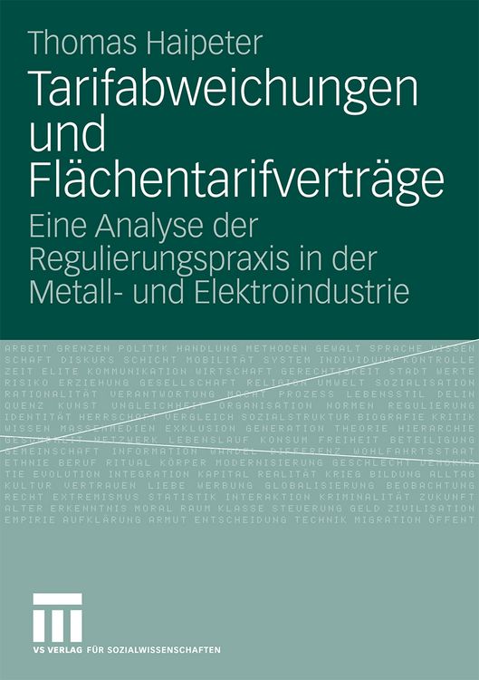 Produktbild: Tarifabweichungen und Fl&auml;chentarifvertr&auml;ge