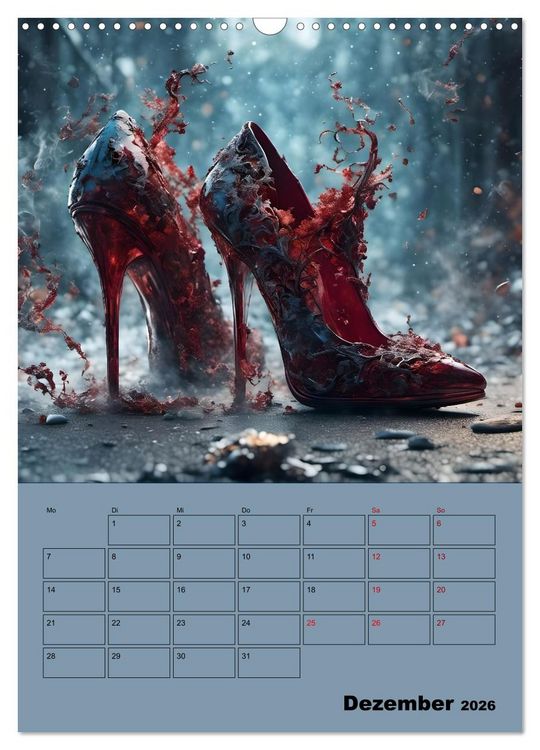 Produktbild: Verzaubert durch High Heels &ndash; Ein Kalender f&uuml;r Schuhliebhaber (Wandkalender 2026 DIN A3 hoch), CALVENDO Monatskalender