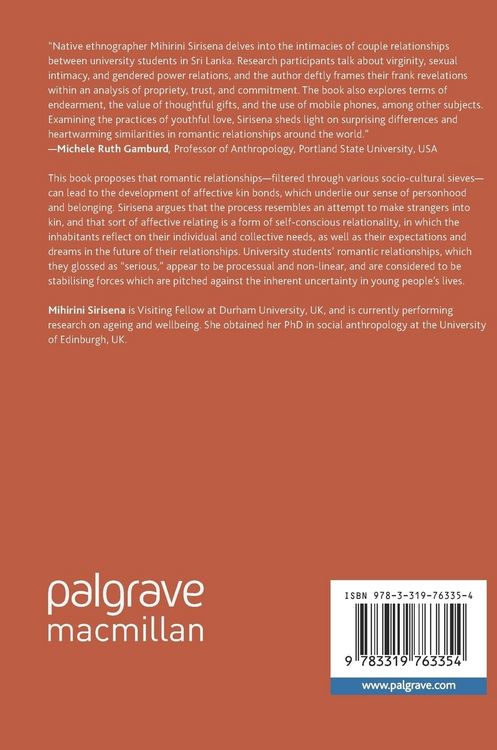 Produktbild: The Making and Meaning of Relationships in Sri Lanka