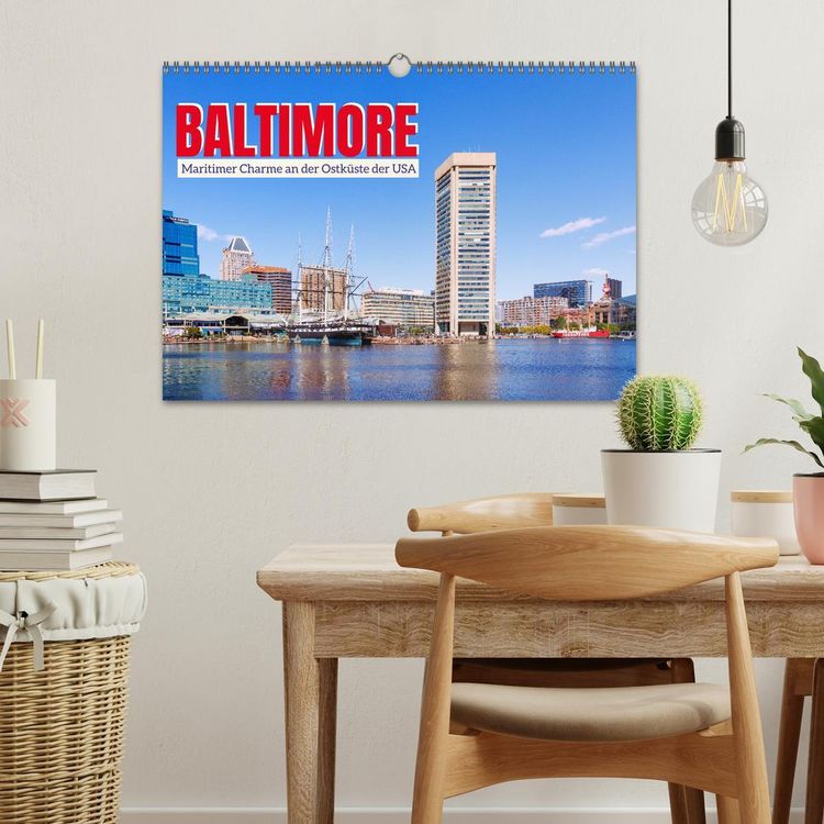Produktbild: Baltimore. Maritimer Charme an der Ostk&uuml;ste der USA (Wandkalender 2026 DIN A3 quer), CALVENDO Monatskalender