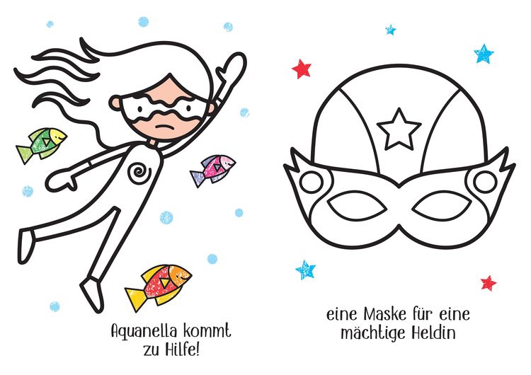 Produktbild: Kleine Kreativ-Werkstatt - Ganz einfach ausmalen: Superkids