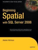 Produktbild: Beginning Spatial with SQL Server 2008