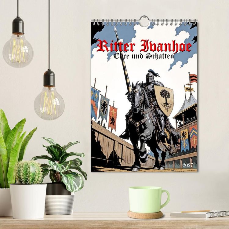 Produktbild: Ritter Ivanhoe, Ehre und Schatten (Wandkalender 2027 DIN A4 hoch), CALVENDO Monatskalender