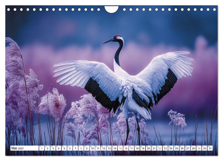 Produktbild: Mit den Kranichen kehrt das Licht in die Seele zur&uuml;ck (Wandkalender 2027 DIN A4 quer), CALVENDO Monatskalender