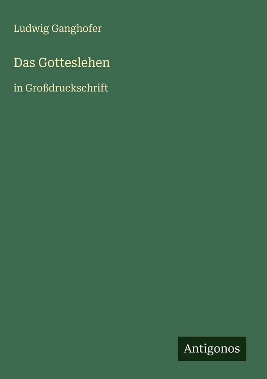 Produktbild: Das Gotteslehen