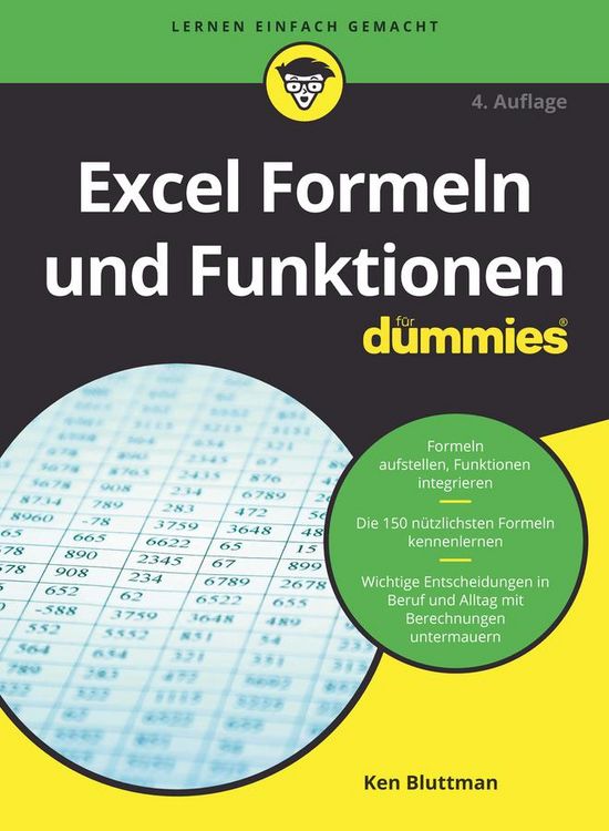 Bild vom Artikel Excel Formeln und Funktionen für Dummies vom Autor Ken Bluttman