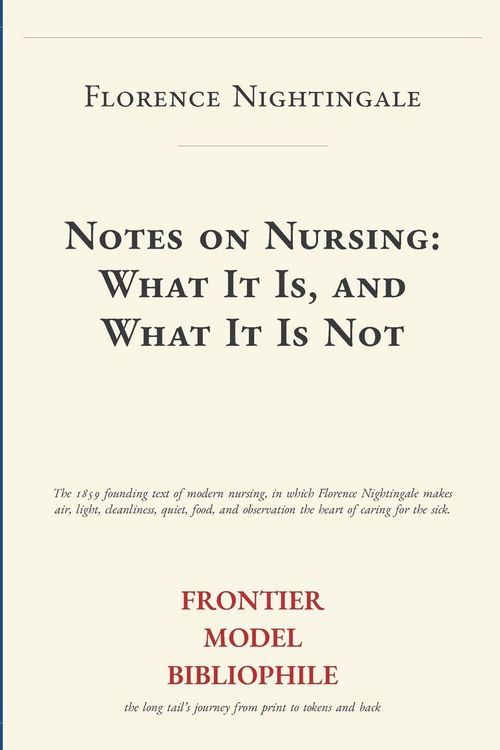 Produktbild: Notes on Nursing