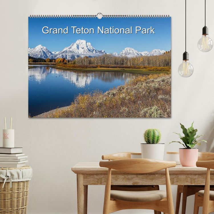 Produktbild: Grand Teton National Park (Wandkalender 2026 DIN A2 quer), CALVENDO Monatskalender
