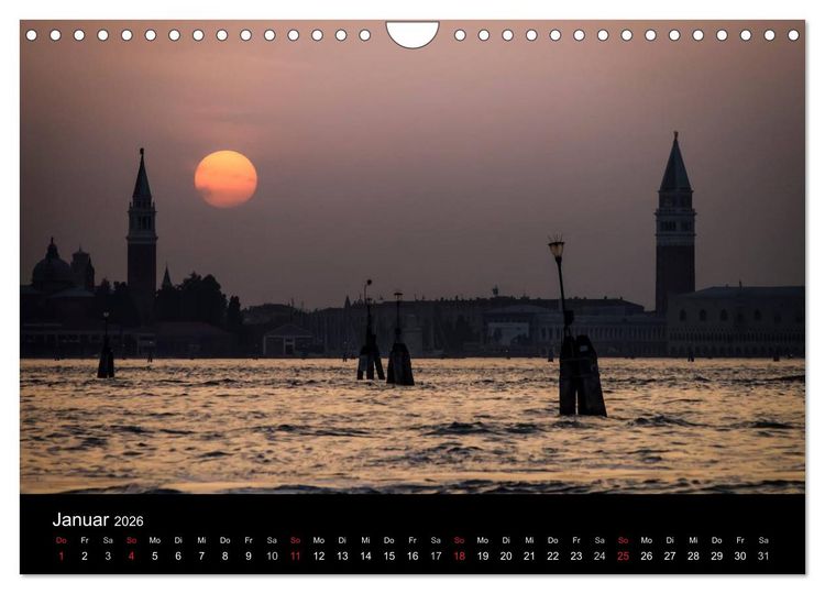 Produktbild: Venedig (Wandkalender 2026 DIN A4 quer), CALVENDO Monatskalender
