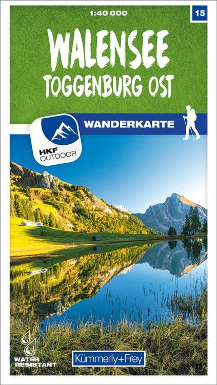 Bild vom Artikel Walensee - Toggenburg Ost 15 Wanderkarte 1:40 000 matt laminiert vom Autor 