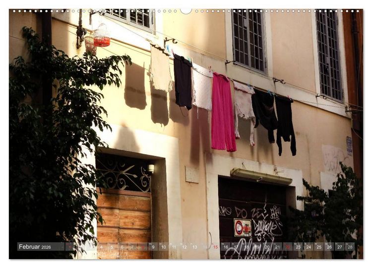 Produktbild: Rom - der gem&uuml;tliche Stadtteil Trastevere (Wandkalender 2026 DIN A2 quer), CALVENDO Monatskalender