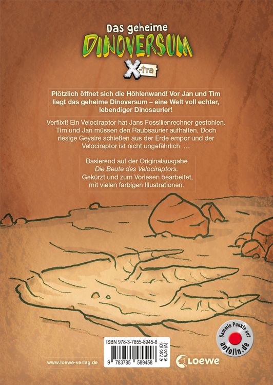 Produktbild: Das geheime Dinoversum Xtra (Band 5) - Die Beute des Velociraptors