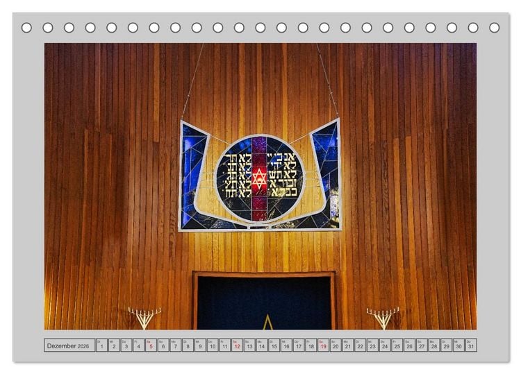 Produktbild: Mein Haus soll Bethaus genannt werden (Tischkalender 2026 DIN A5 quer), CALVENDO Monatskalender